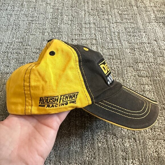 Matt Kenseth #17 NASCAR Checkered Flag Roush Fenway Racing‎ Black Adjustable Hat - Picture 7 of 8